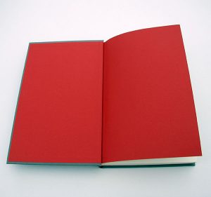 Coloured endpapers